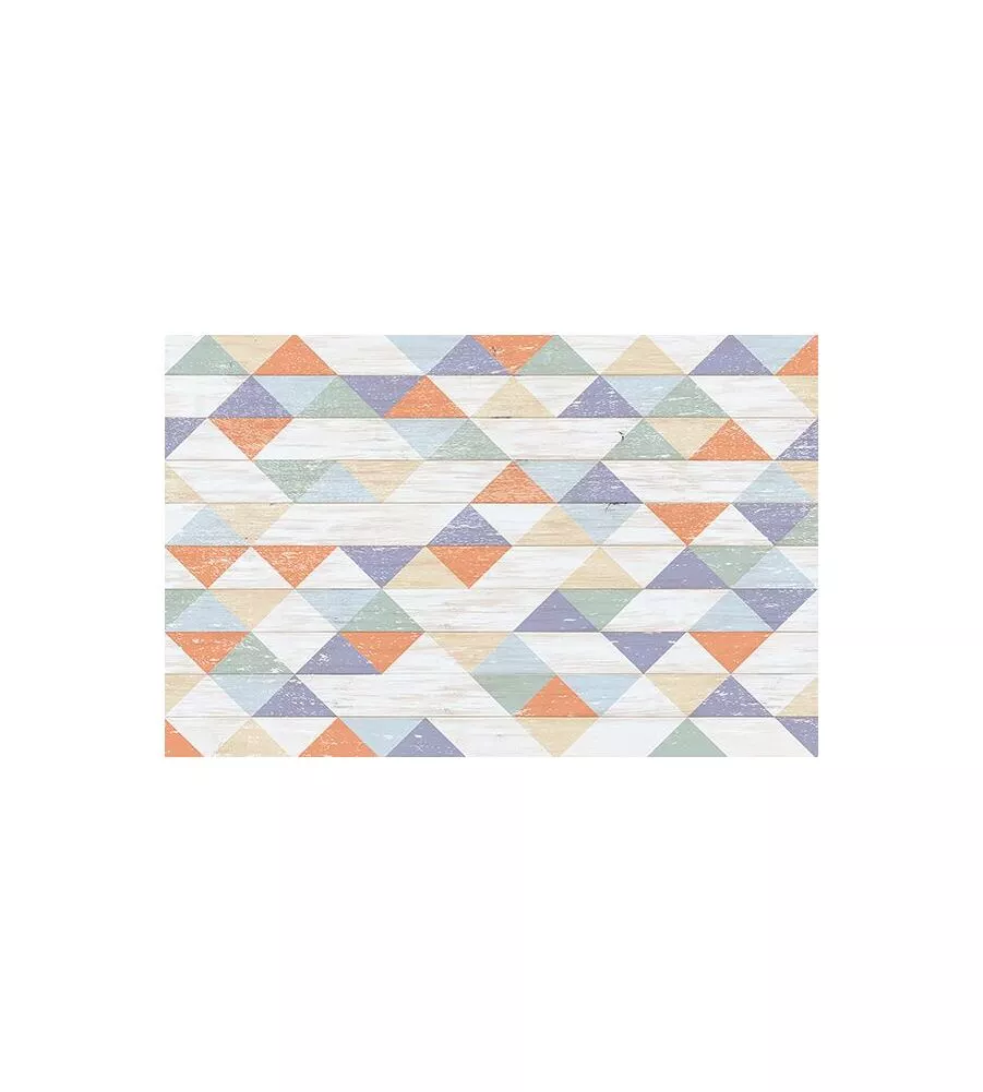 TAPPETO  "COLOUR WOOD" IN VINILE SPESSORATO, 150X230 CM